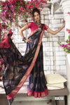 Jiya Vol 19 By Vallabhi Moss Georgette Printed Sarees Suppliers In India